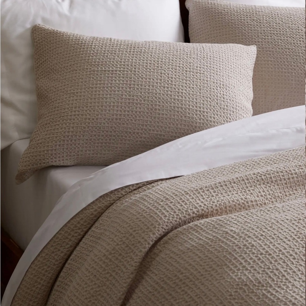 Quince Waffle Luxe Duvet Cover Set